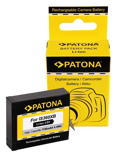 PATONA Battery f. Insta360 One X Action Cam, PATONA 1306 4055655207850