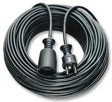 EXTENSION LEAD, SCHUKO, BLACK, 10M 1165460