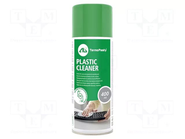 Cleaning agent; 400ml; spray; can; Signal word: Danger AG TERMOPASTY PLAST-CLEAN-400ML
