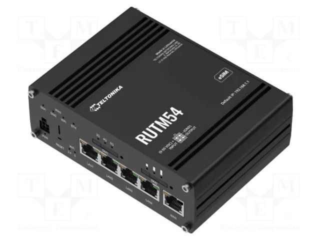 Module: router LTE; DDR3; 256MBRAM,272MBFLASH; 3G,4G,GNSS,LTE TELTONIKA RUTM54