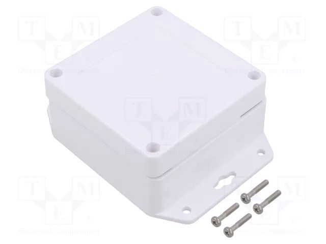 Enclosure: multipurpose; X: 90mm; Y: 90mm; Z: 60mm; ZP; ASA; white KRADEX ZP909060SUBASA