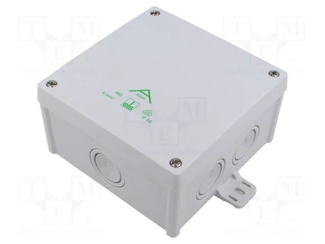 Enclosure: junction box; X: 127mm; Y: 127mm; Z: 70mm; IP66; grey; ABOX SPELSBERG ABOX-060-AB-6