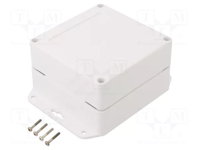 Enclosure: multipurpose; X: 105mm; Y: 105mm; Z: 60mm; ZP; ASA; white KRADEX ZP10510560SUBASA