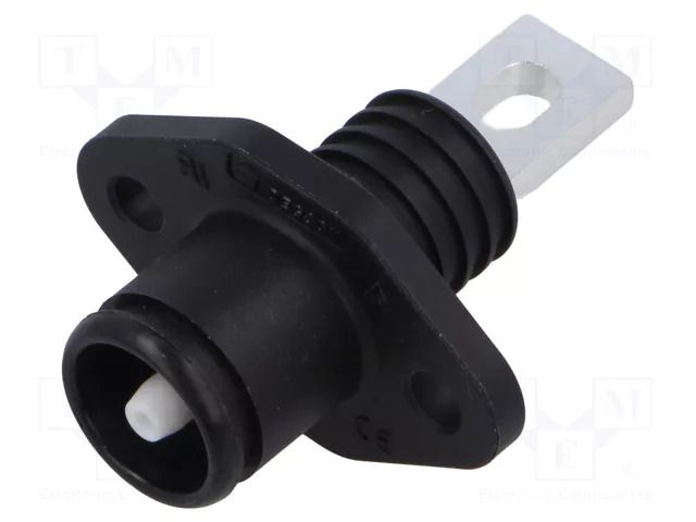 Connector: DC supply; socket; ES-50A; 1kV; PIN: 1; screw; 6mm2; 50A DEGSON ELECTRONICS ESS-50A-06-S-BK