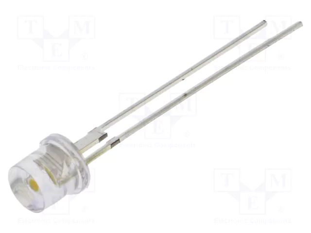 LED; white warm; 5mm; 10000÷12000mcd; 140°; Front: flat; 3.2÷3.6VDC OPTOSUPPLY OSM57L57E1P