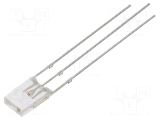 LED; green,yellow; rectangular; 2x5x7mm; bicolour; 750÷1120mcd OPTOSUPPLY OSYPPA71C1B