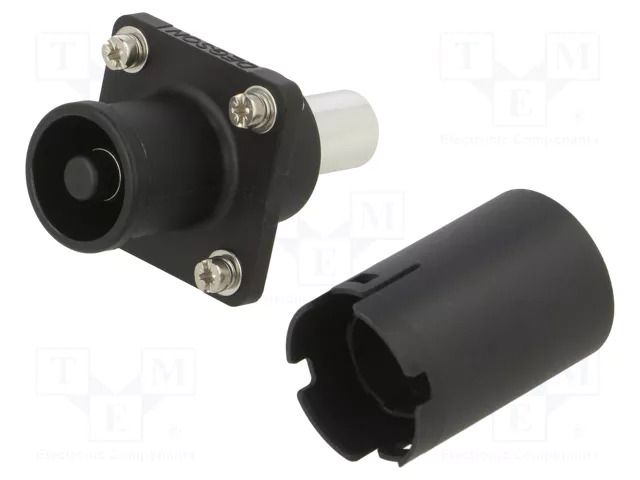 Connector: DC supply; socket; ES-150A; 1.5kV; PIN: 1; IP67; crimped DEGSON ELECTRONICS ESS-150A-35-C-BK