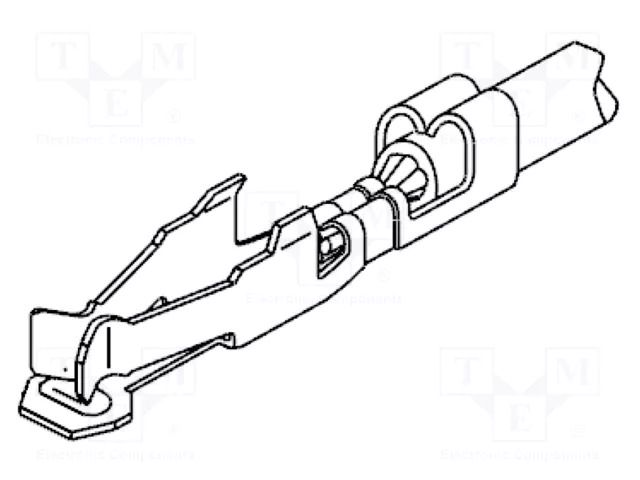 Contact; female; Milli-Grid; tinned; 30AWG÷24AWG; crimped; 2A; 2mm MOLEX MX-50394-8055