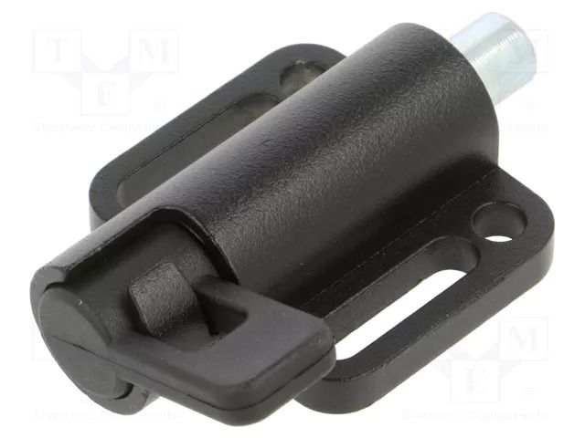 Spring latch; for profiles; W: 46mm; zinc alloy; F1: 25N; F2: 38N ELESA+GANTER GN416-10-46-R1