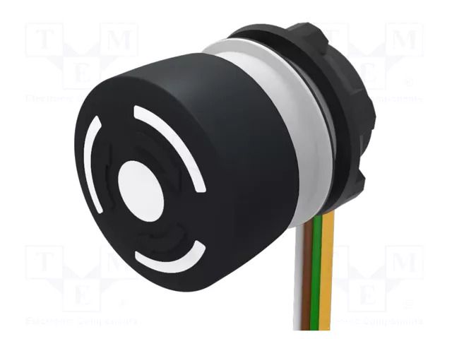 Switch: emergency stop; 22mm; Stabl.pos: 2; NC x2; black; none; 84 EAO 84-6340.0040