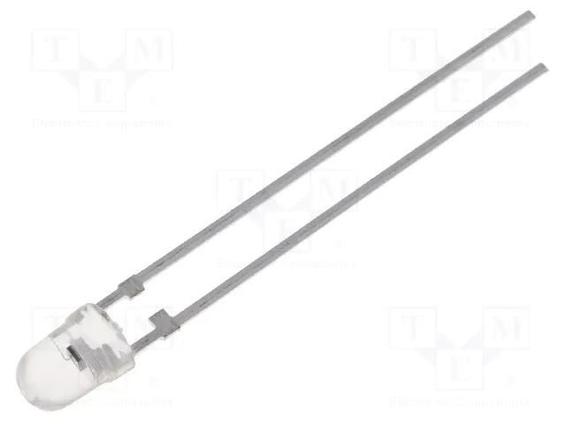 Phototransistor; THT; 3mm; λp max: 850nm; 70V; 50° VISHAY BPW85B