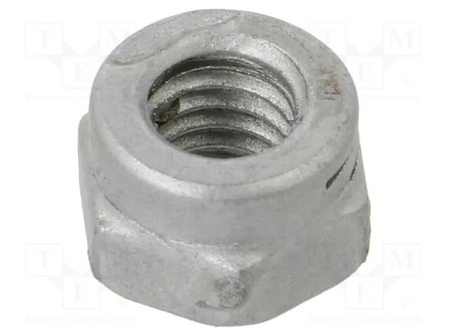 Nut; hexagonal; M6; 1; steel; 10mm; BN 2065; self-retaining BOSSARD B6/BN2065