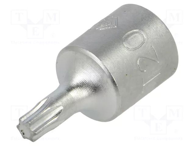 Socket; socket spanner; Bit: Torx®; Size: TX20; 1/4"; 25mm KING TONY KT-201320X