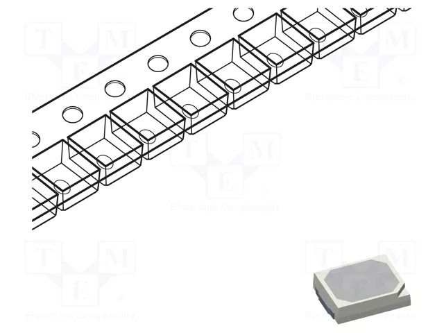 LED; red; SMD; 2835,PLCC2; 25÷40lm; 1.7÷2.5VDC; 2.8x3.5x0.65mm REFOND RF-OURI35TS-EK-2TY