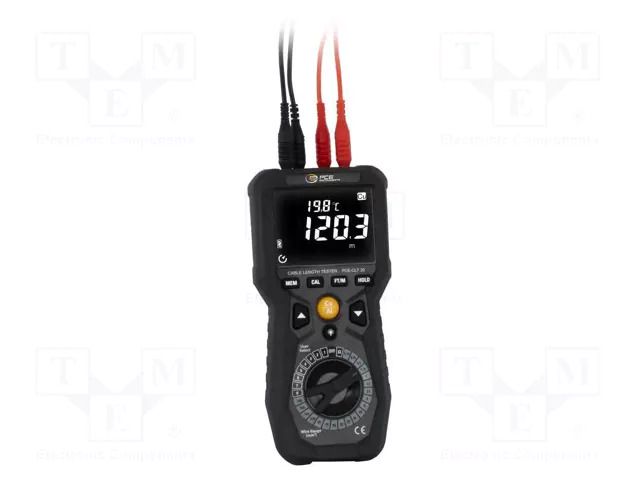 Meter: cable length; LCD; Range: 0,1÷30000m; Unit: ft,km,m,°C,°F PCE INSTRUMENTS PCE-CLT20