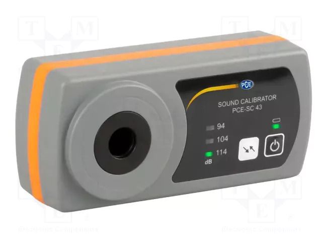 Meter: calibrator; sound; Range: 1000Hz; 60x130x37.5mm; Class: 2 PCE INSTRUMENTS PCE-SC43