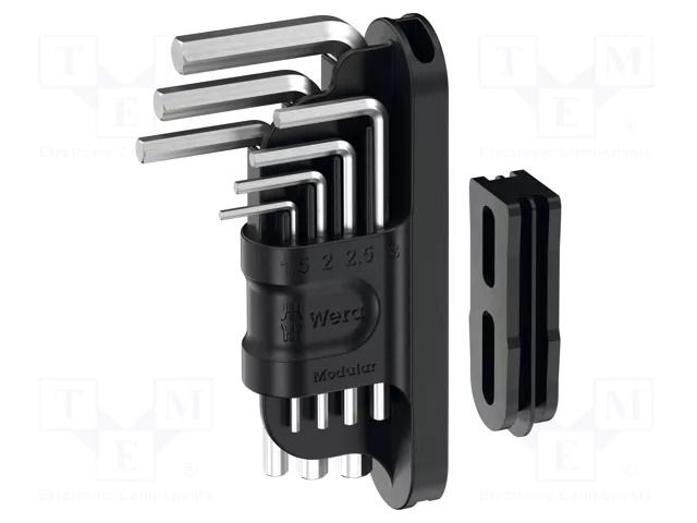 Wrench: hex key-set; Hex Plus; Tool-Check Modular Hex-Plus 1 WERA WERA.05049003001