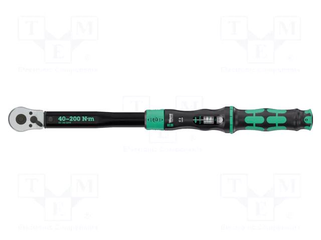 Wrench; torque; 512mm; 40÷200Nm; Holder: square; 1/2" WERA WERA.05075692001