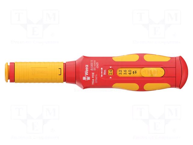 Tool: screwdriver handle; torque; Overall len: 192mm; insulated WERA WERA.05075876001
