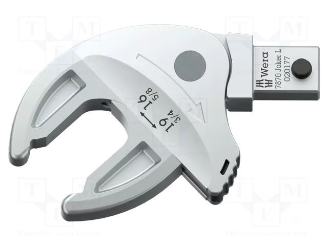 Wrench tip; torque,adjustable,self-adjusting; 16÷19mm; Joker WERA WERA.05020177001