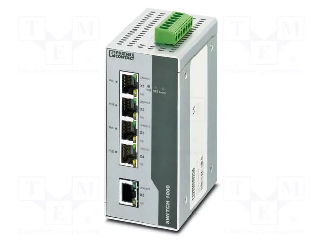 Switch PoE Ethernet; unmanaged; Number of ports: 4; 18÷57VDC PHOENIX CONTACT 2891064