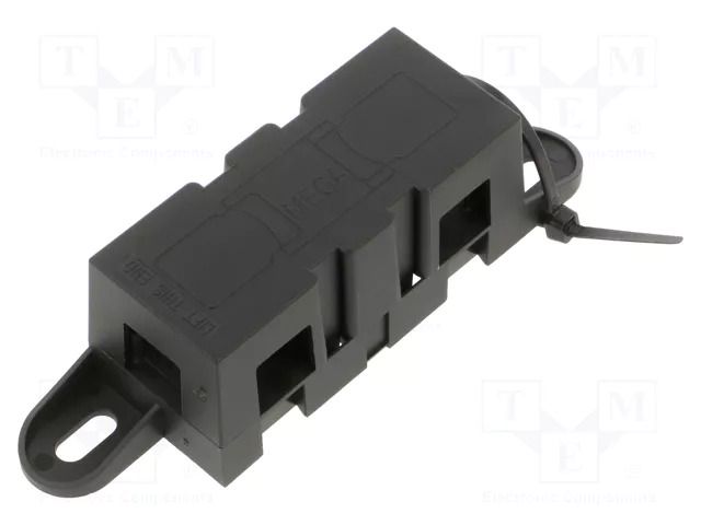 Fuse holder; 500A; M6 screw; Leads: solder lugs M6; UL94V-2; 70V LITTELFUSE 02981039ZXT