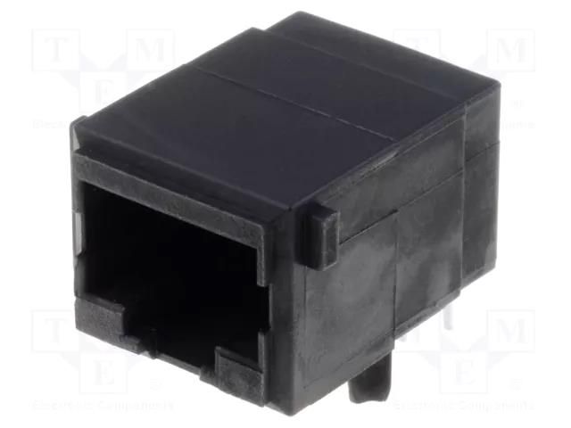 Connector: RJ45; socket; PIN: 8; Cat: 5e; low profile; 8p8c; on PCBs TE Connectivity 5558343-1