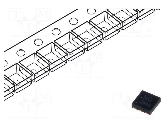 Transistor: N-MOSFET; unipolar; 65V; 6A; Idm: 80A; 1.67W; QFN2X2 DIOTEC SEMICONDUCTOR DI006N06PW-AQ-DIO