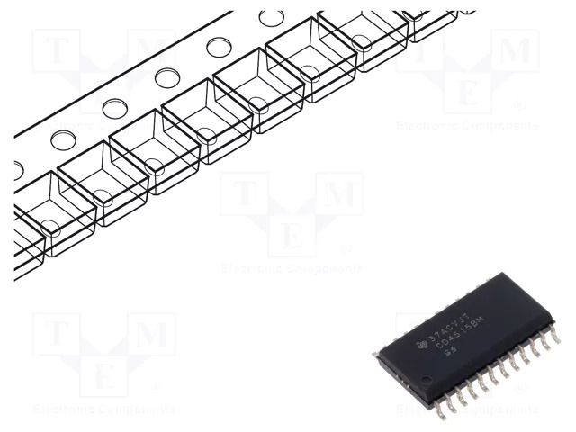 IC: digital; 4 to 16 line,decoder,latch; CMOS; SMD; SO24; CD4000 TEXAS INSTRUMENTS CD4515BM96