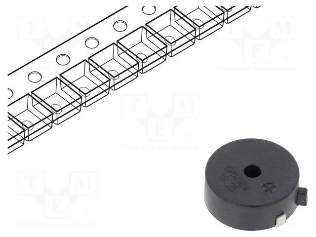 Sound transducer: piezo signaller; SMD; 4.5kHz; 12mA; -40÷85°C Same Sky CPI-1762-90-SMT-TR