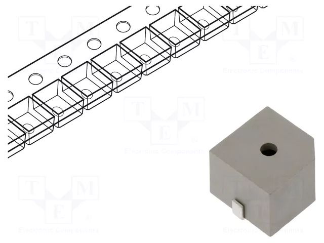 Sound transducer: electromagnetic signaller; SMD; 2.4kHz; 60mA Same Sky CT-1205H-SMT-TR