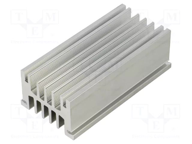 Heatsink: extruded; grilled; natural; L: 100mm; W: 50.7mm; H: 33mm FISCHER ELEKTRONIK SK499/100/AL