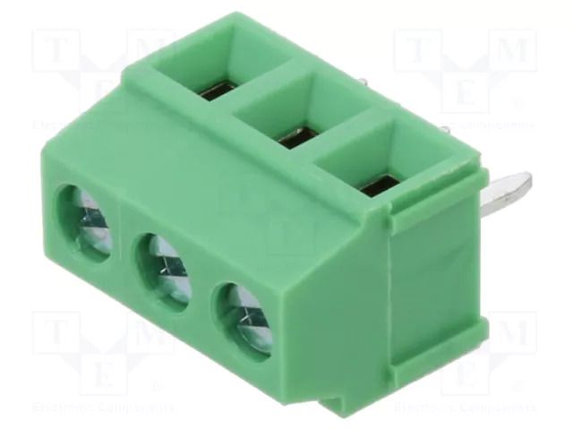 Connector: PCB terminal block; terminal; 10A; 300V; PIN: 3; on PCBs AMPHENOL ANYTEK YO0321500000G