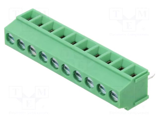 Connector: PCB terminal block; terminal; 10A; 300V; PIN: 10; tinned AMPHENOL ANYTEK YO1001500000G