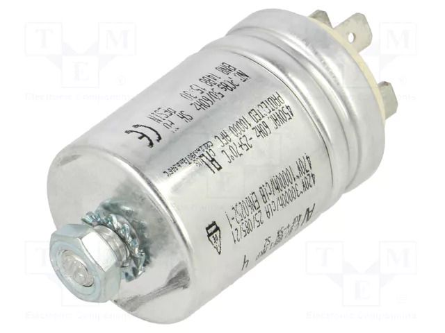 Capacitor: polypropylene; motors, run; 4uF; 470V; Ø35x48mm; ±5% KEMET C878BF34400SA0J