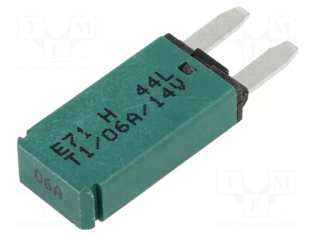 Fuse: resettable; 6A; 14VDC; automotive GLOSO E71-06H-4-01