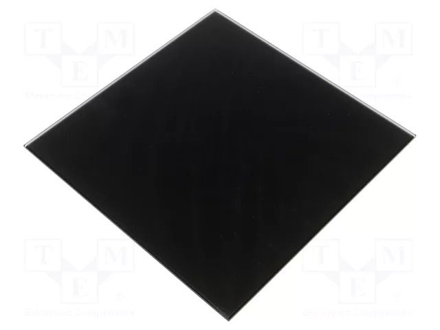 Decorative panel; glass; matt black; 170x170x10mm ORNO OR-WL-3204/MB