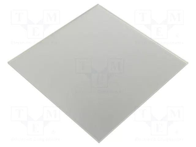 Decorative panel; glass; silver; 170x170x10mm ORNO OR-WL-3204/PG