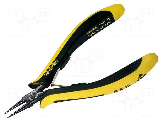 Pliers; round; ESD; 130mm BERNSTEIN BRN-3-681-15
