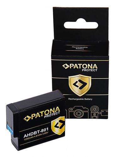 PATONA PROTECT Battery f. GoPro Hero 8 AHDBT-801 Hero 7 AHDBT-701 Hero 6 Hero 5 AHDBT-501, PATONA 13325 4055655222297