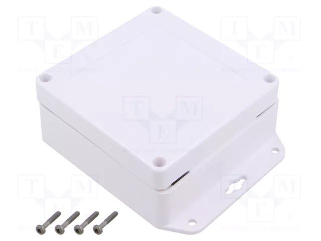 Enclosure: multipurpose; X: 105mm; Y: 105mm; Z: 45mm; ZP; ASA; white KRADEX ZP10510545SUBASA
