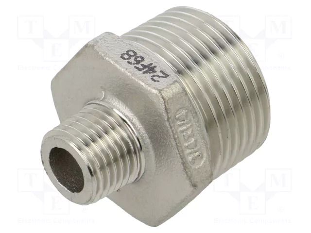 Splice terminal: nipple; male-male,reductive; max.10.5bar; G316 GEBO 6245-034014
