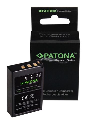 PATONA Premium Battery f. Olympus BLS5 E-P3 E-PL2 PEN E-PL3 E-PM1, PATONA 1192 4260317092846