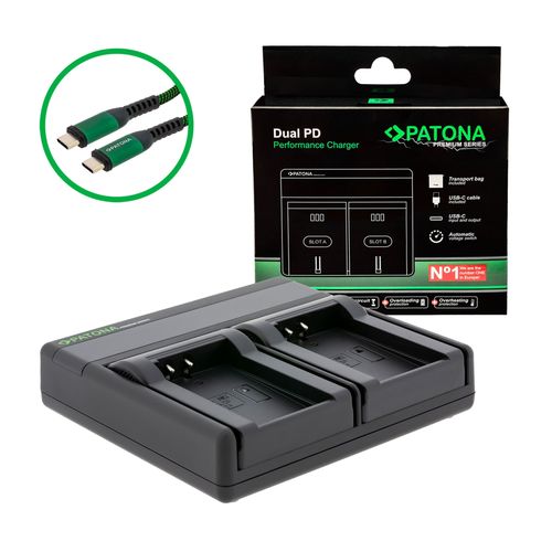  PATONA Premium Dual PD Performance charger for Nikon EN-EL20 incl. USB-C input/output, PATONA 121638 4055655243063