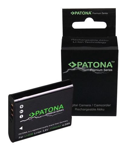 PATONA Premium battery for Olympus Li-90B Li 90B Tough TG-1 TG-6 Stylus XZ-2 Ricoh DB-110 GRIII GRIIIx, PATONA 1219 4260317098015