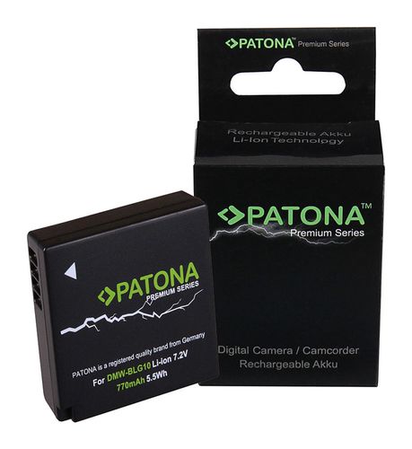  PATONA Premium Battery f. Panasonic DMC-GF6 DMW-BLG10 CS-BLG10MC, PATONA 1254 4055655166492