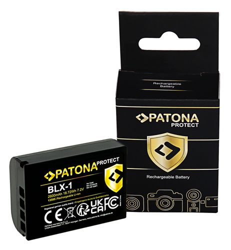 PATONA PROTECT Battery f. Olympus BLX-1 OM-1, PATONA 13595 4055655232715