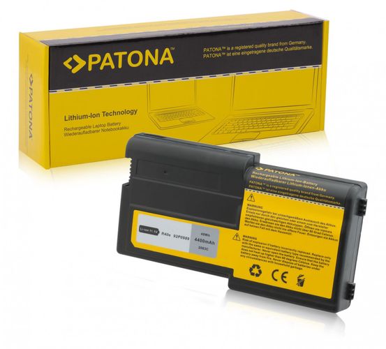 Battery f. IBM Thinkpad R32e R40e 92P0987 92P0988 92P0989, PATONA 2083 4260218597266