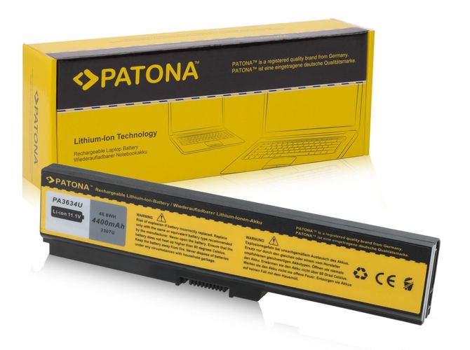 Battery f. Toshiba PA3634 PA3634U-1BAS PA3635U-1BAM PA3635U-1BRM, PATONA 2307 4260317091757