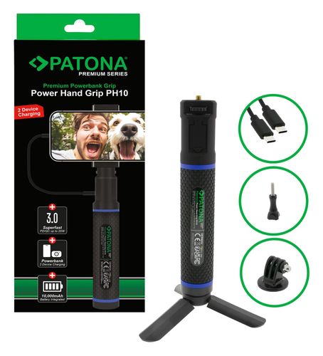 PATONA Premium Grip Power Hand PH10 with power bank, PATONA 4202 4055655253376
